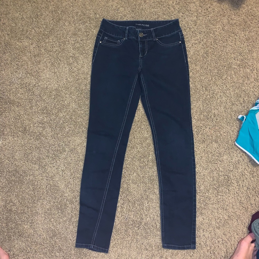 Dark blue skinny jeans
